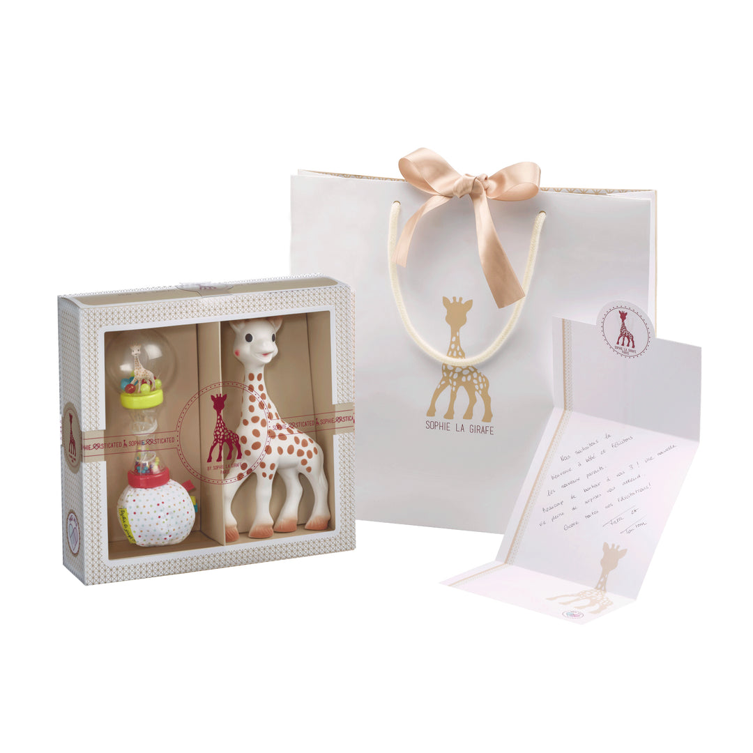 Sophiesticated Sophie and Maracas rattle set
